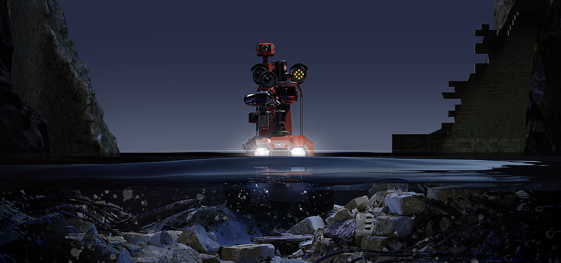 消防滅火偵察機器人設計 消防滅火偵察機器人設計