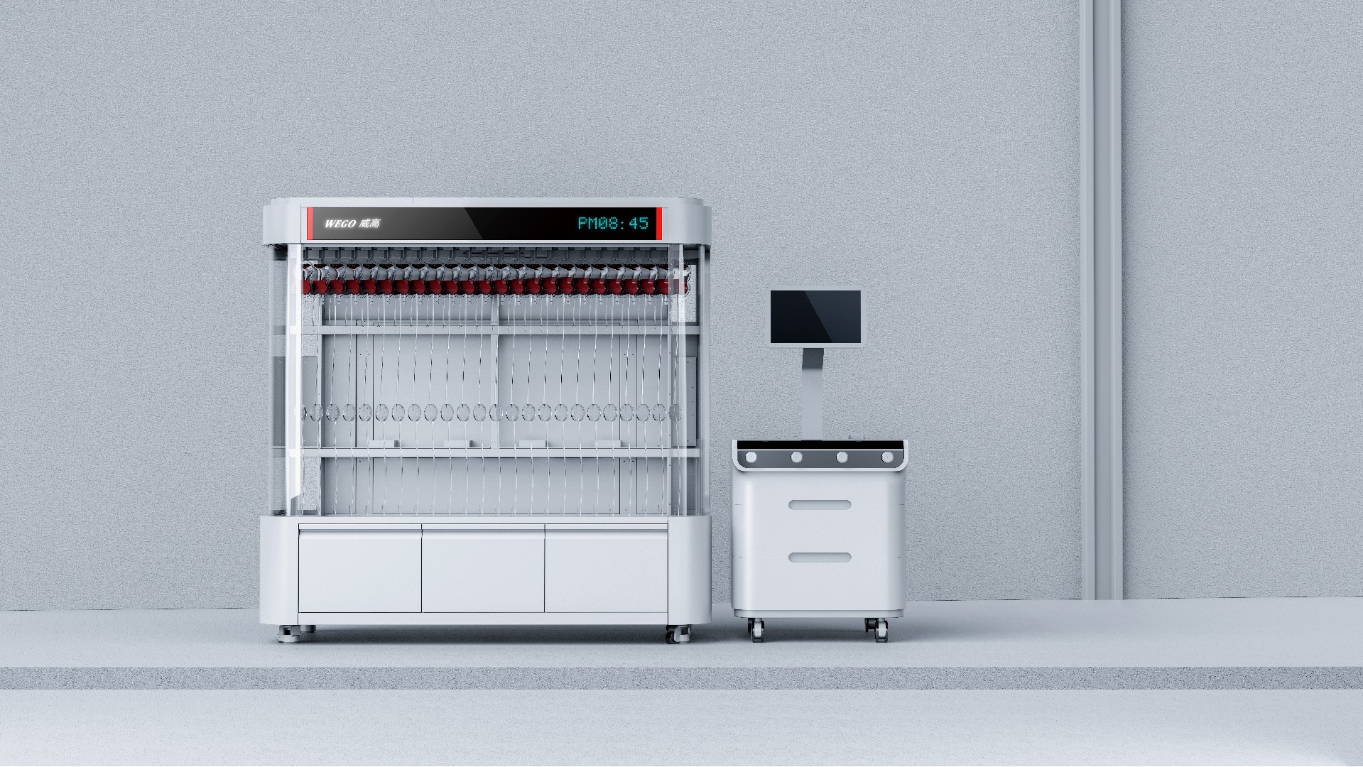 智能濾白柜的外觀設計是怎樣的？